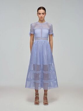 Self-Portrait | Dresses | Star Embellished Midi Dress Selfportrait |  Poshmark